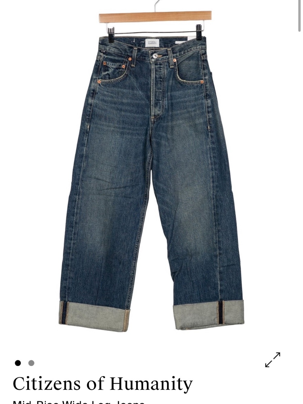 NWT citizens of humanity Ayla jeans  23
